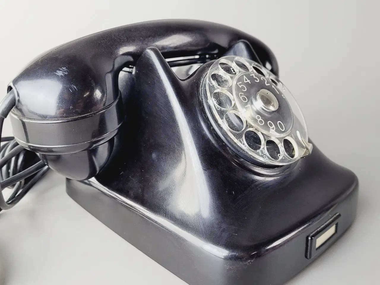 Billede 5 - ⭐️· Klassisk Sort Drejeskivetelefon Kristian Kirk