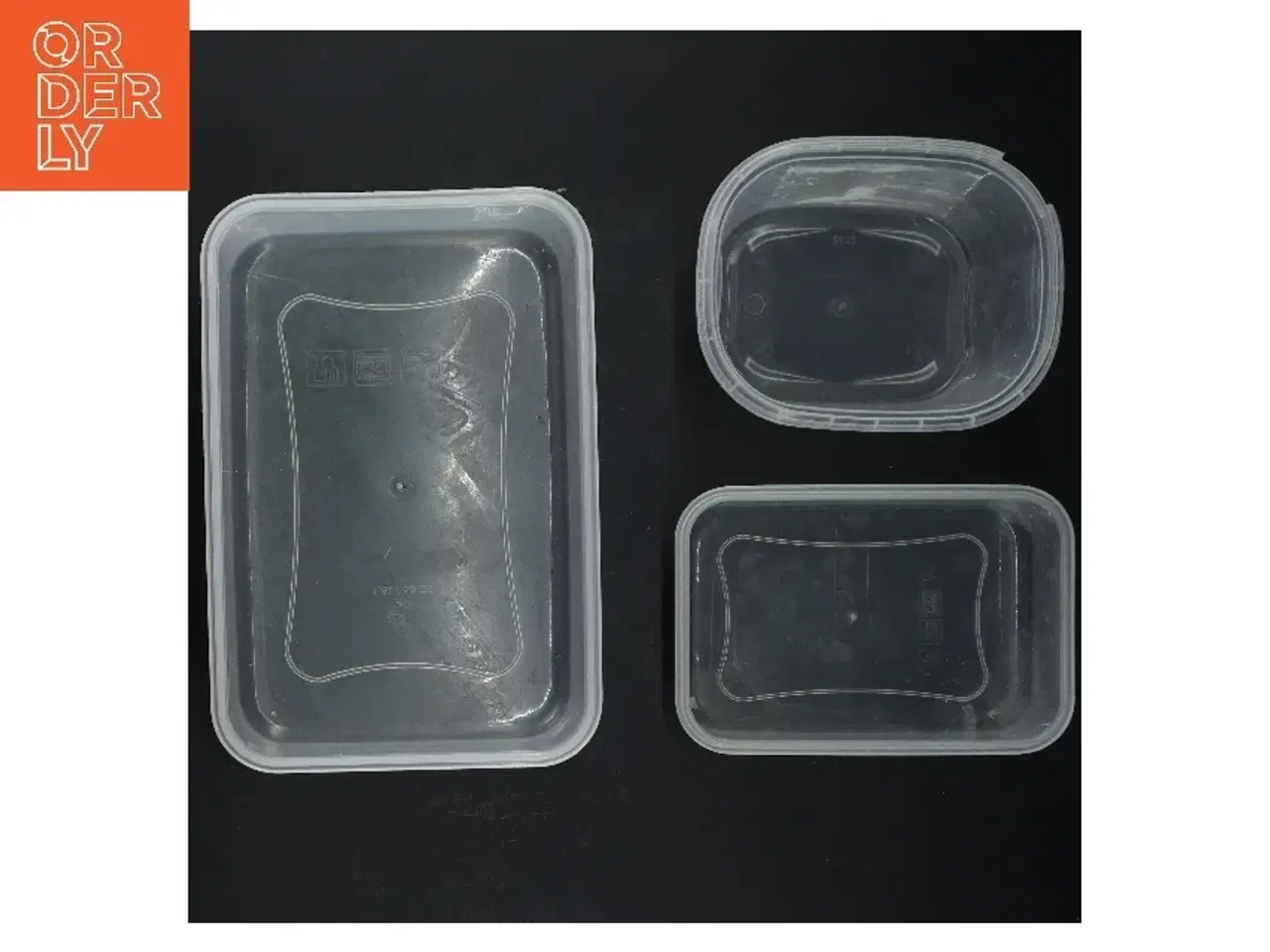 Billede 1 - Plastbeholdere sæt (str. 20x14, 14x10, 12x10 cm)