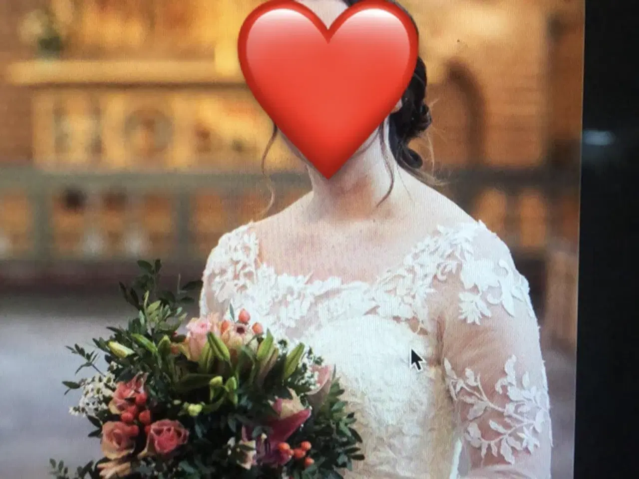 Billede 5 - Brudekjole med lange ærmer og blonder