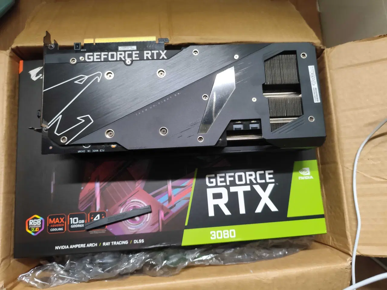 Billede 2 - Gigabyte Aorus RTX 3080 grafikkort