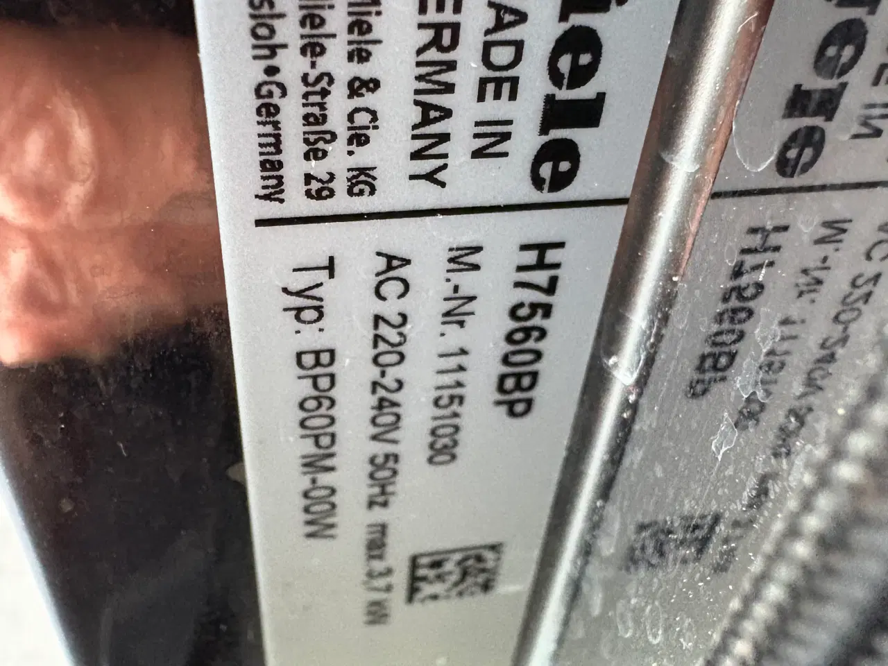 Billede 3 - Miele integreret ovn H7565BPOBSW