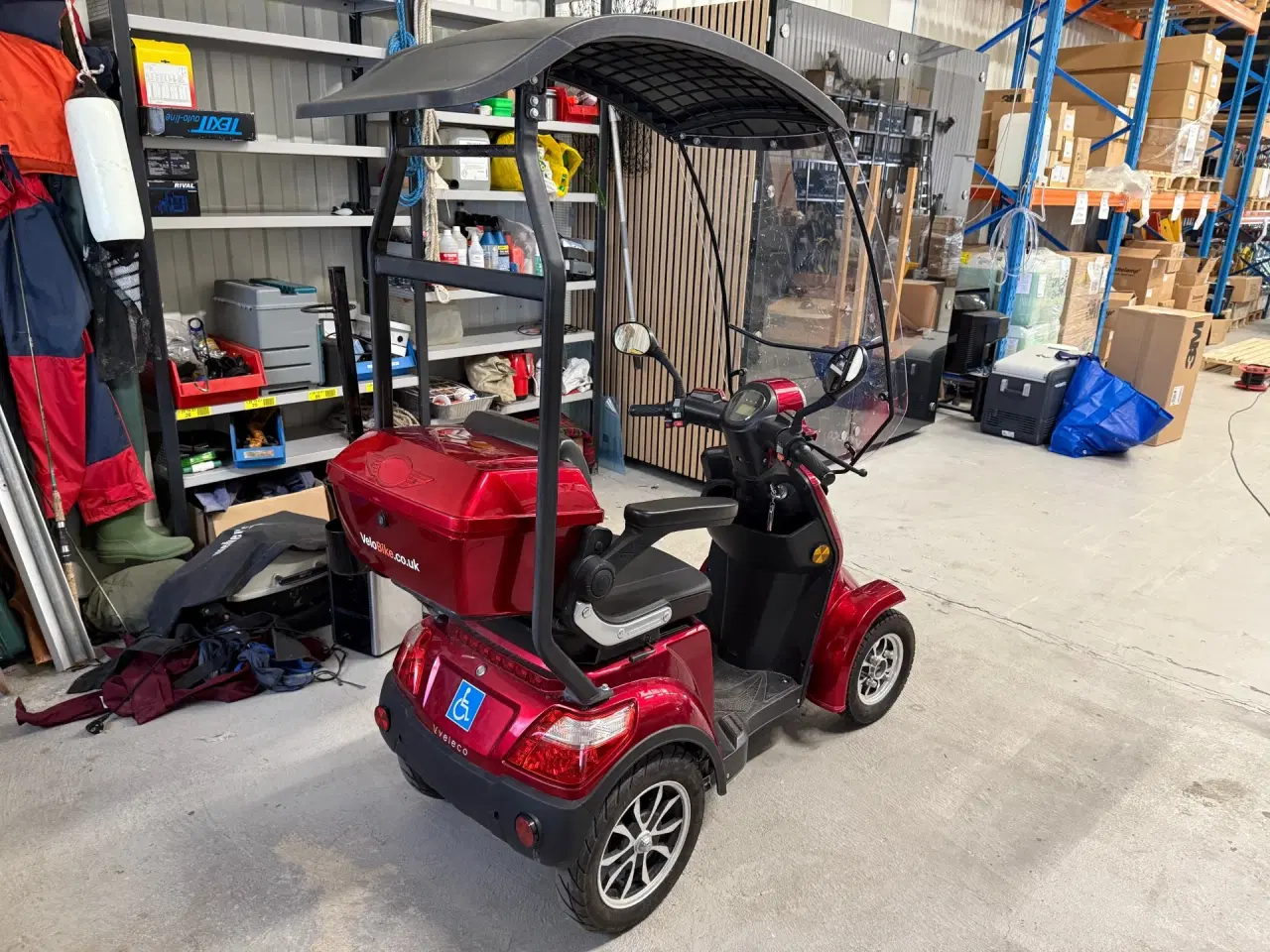 Billede 2 - El scooter med tag sælges
