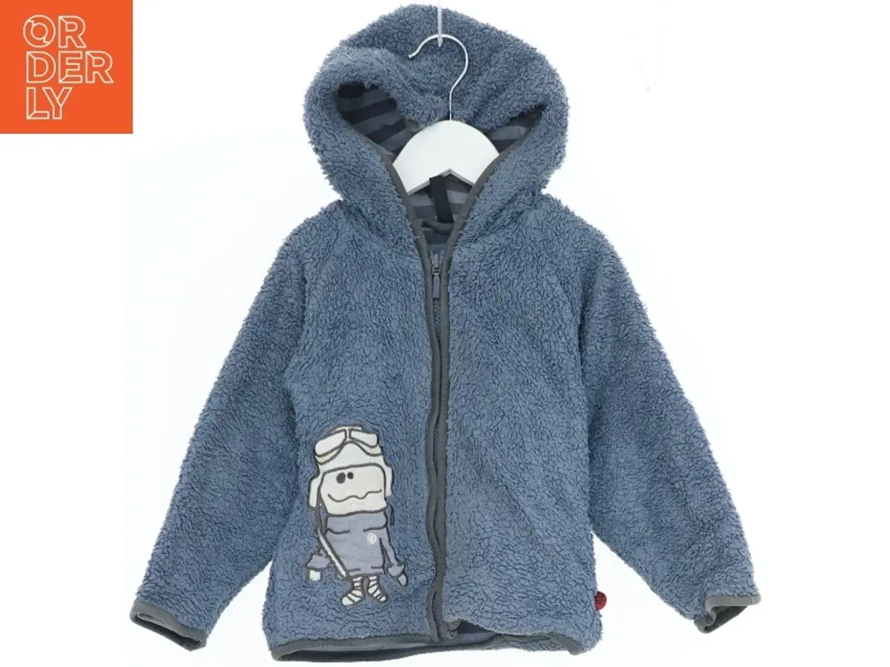Billede 1 - Børne fleecejakke med hætte fra Pomp de Lux (str. 98)