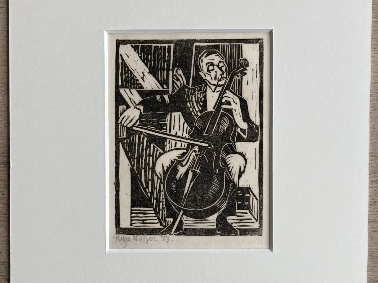 Billede 2 - Træsnit Helge Nielsen Listed Bornholm