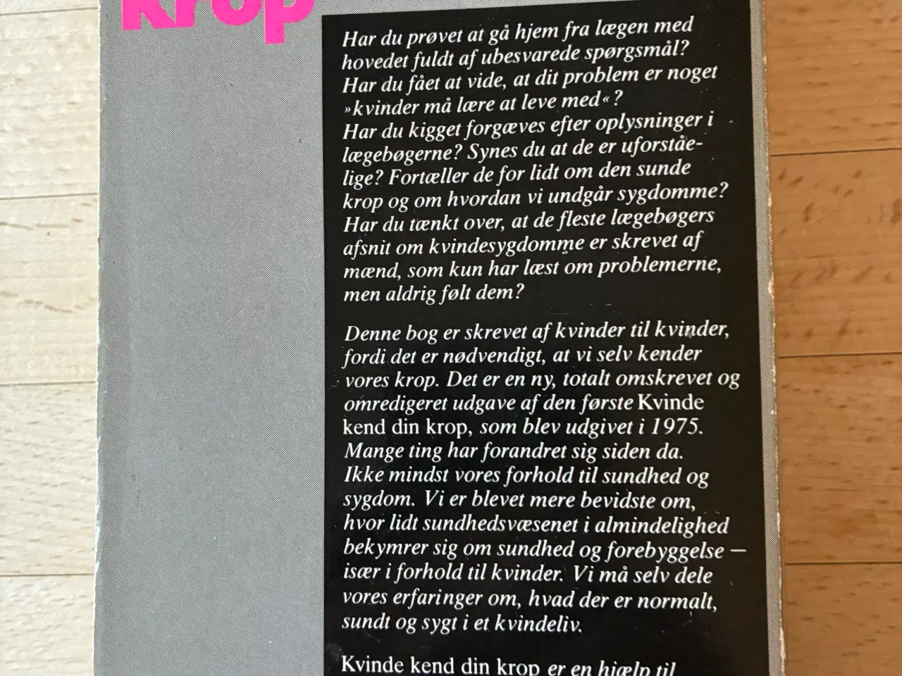 Billede 2 - Kvinde kend din krop, Hanne Fokdal, red mfl