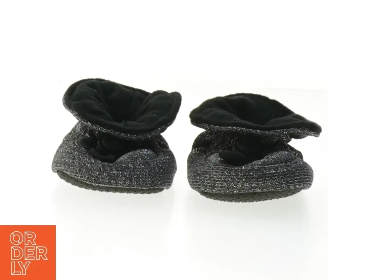 Billede 5 - Babysko i glitterstof (str. 13 cm)