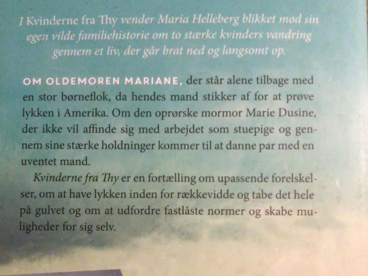 Billede 2 - Maria Helleberg : kvinderne fra Thy