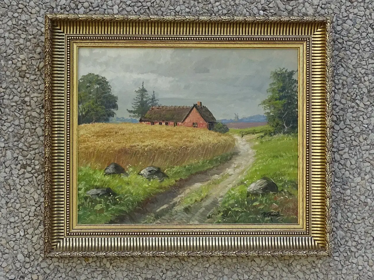 Billede 3 - Maleri af Børge Ruud (f. 1925-)