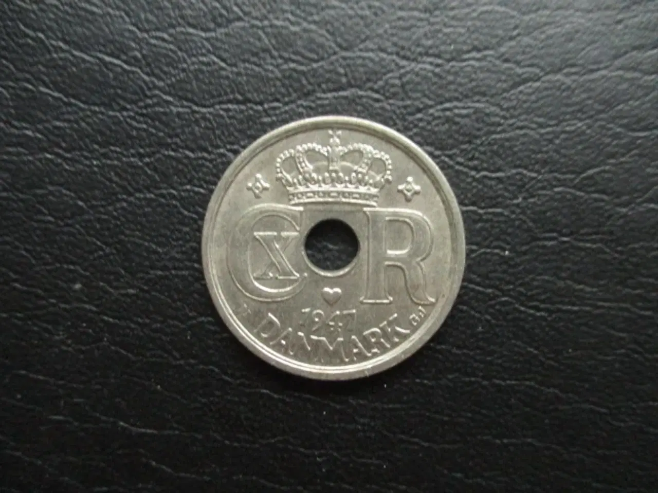 Billede 1 - 25 øre 1947 kv. 01 møntskær