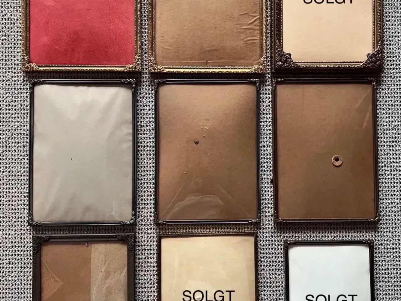 Billede 1 - Billederammer i metal - Vintage