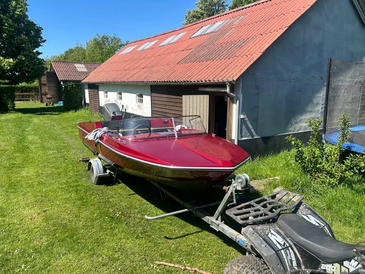 Billede 6 - 16 fods speedbåd 60 hk. Komplet sæt