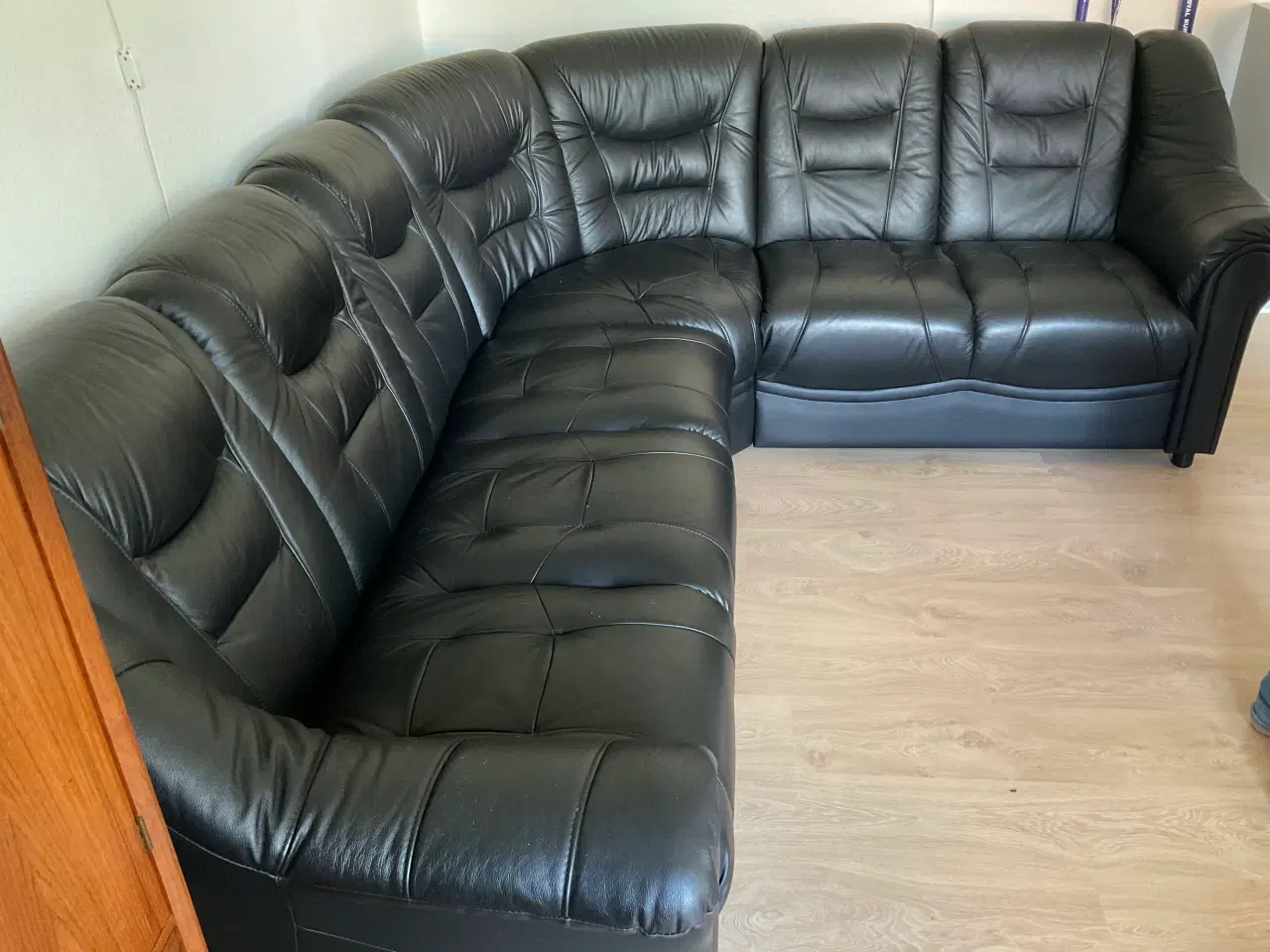 Billede 1 - Hjørnesofa i læder fra MY HOME