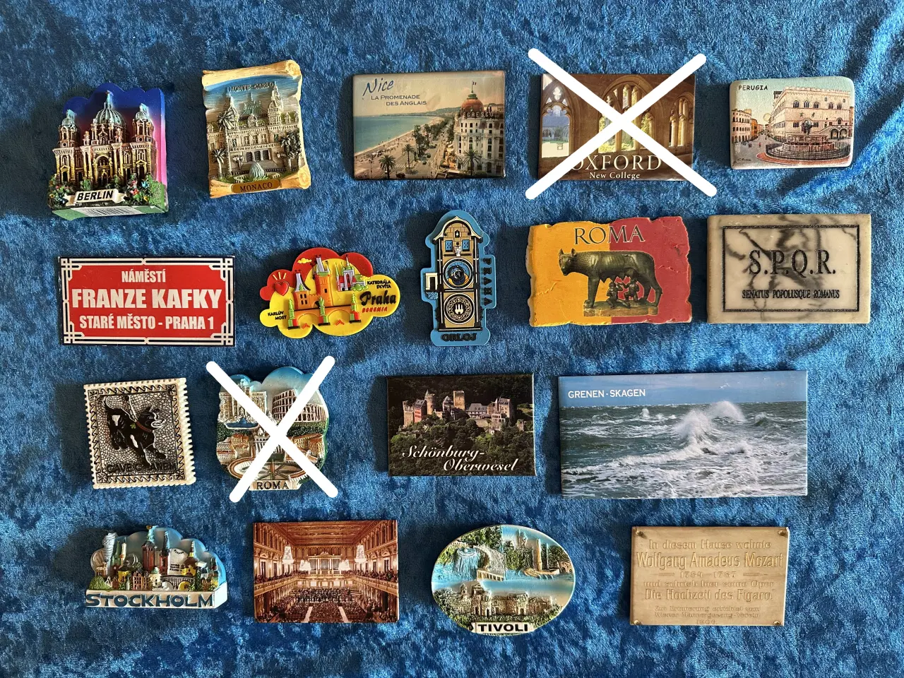 Billede 3 - 4 styk køleskabsmagneter sælges