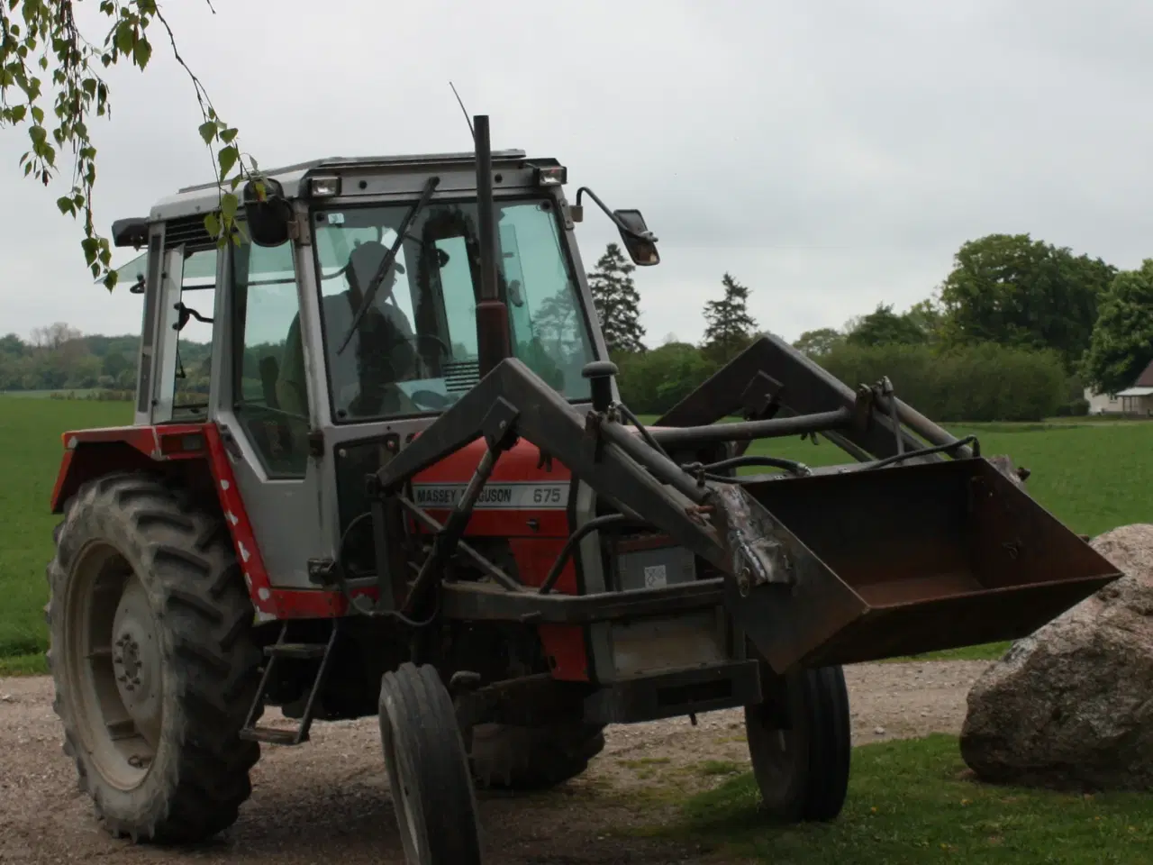 Billede 6 - Traktor med frontlæsser, Massey Ferguson 675
