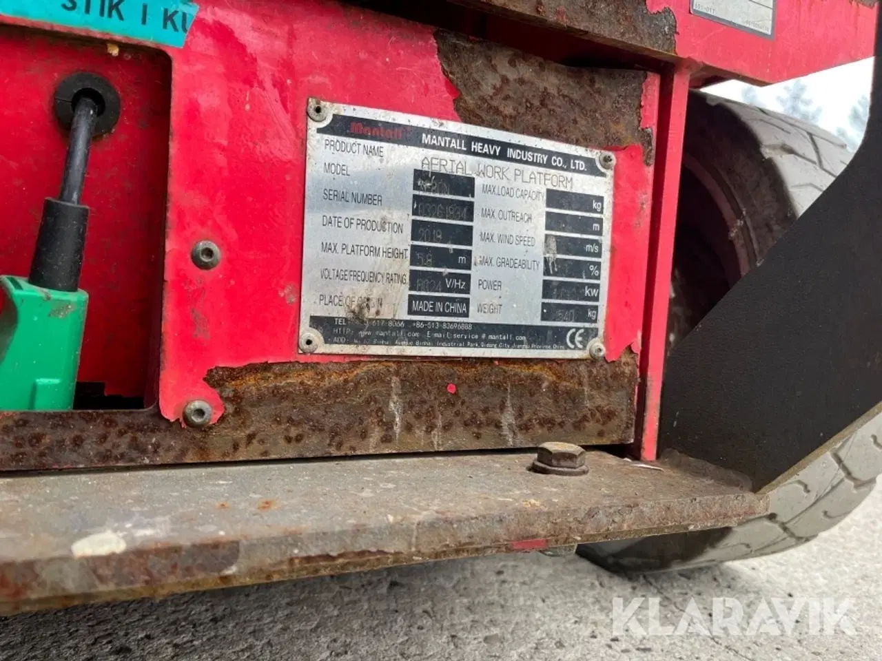 Billede 8 - Sakselift Mantall XE80N
