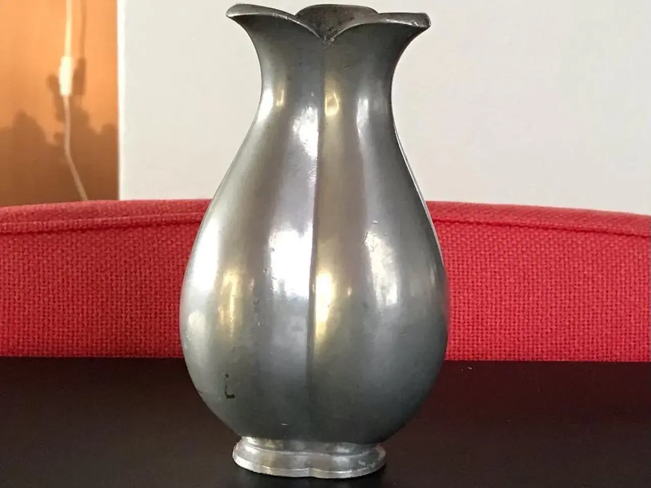 Billede 2 - Just Andersen - Tinvase / vase 