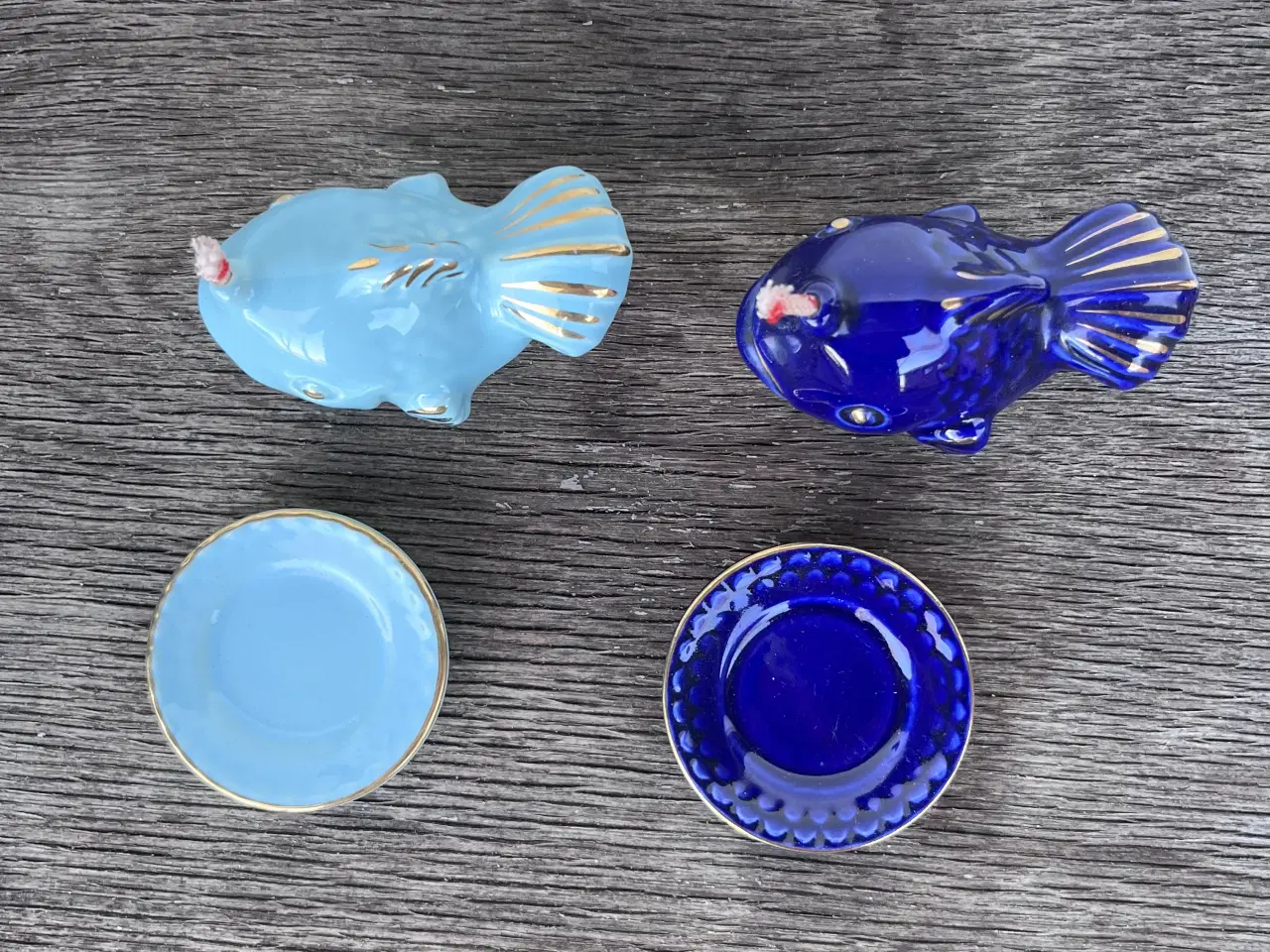 Billede 7 - Søholm Keramik – 2 stk. Retro Fisk-olielamper