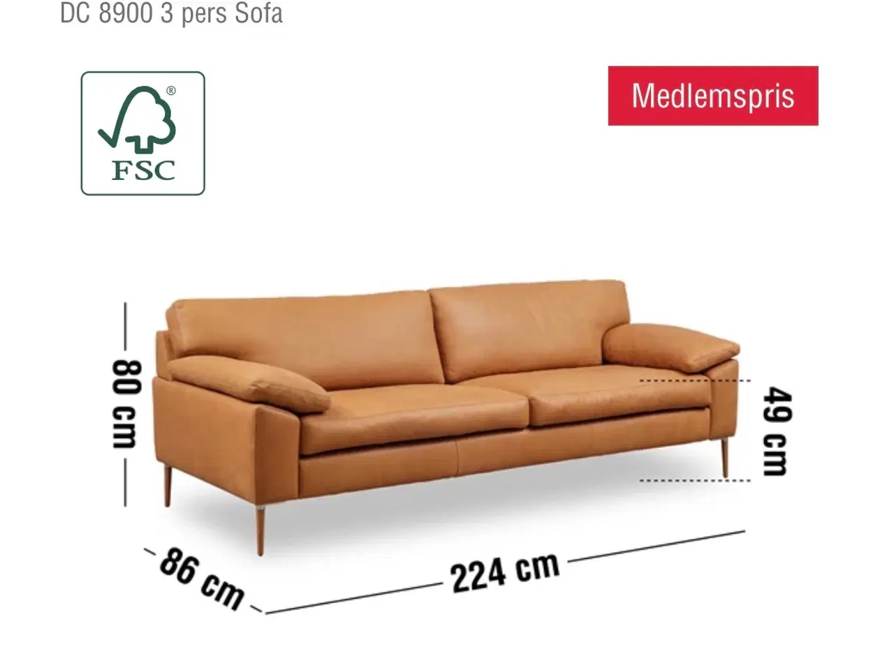 Billede 6 - 3 og 2.5 sofasæt DC 8900