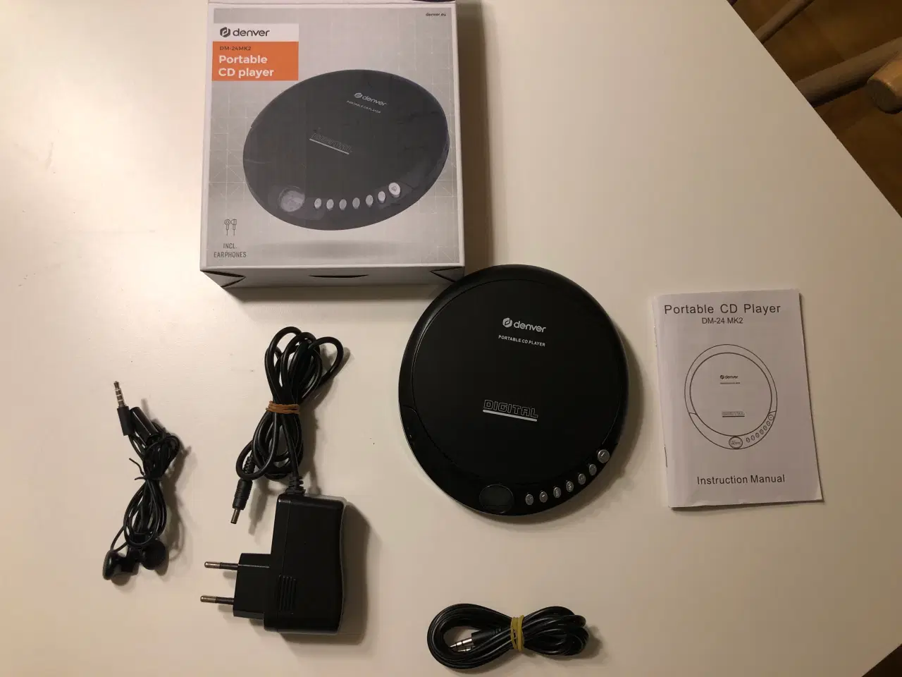 Billede 1 - Denver bærbar CD afspiller (Discman)