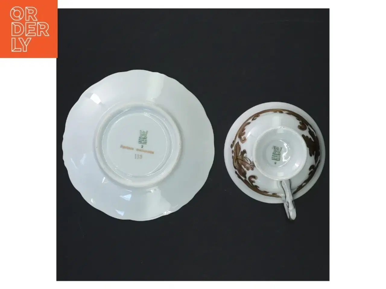 Billede 3 - Porcelæns kaffekopper og underkopper fra Wawel (str. Ø. 12 cm ø. 8 cm)
