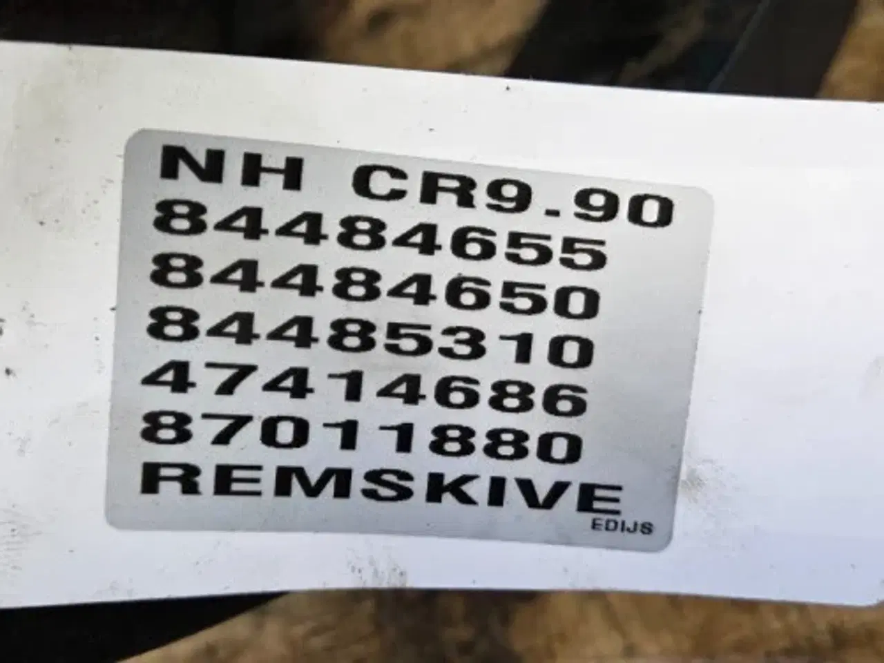 Billede 7 - New Holland CR9.90 Remskive 84484655