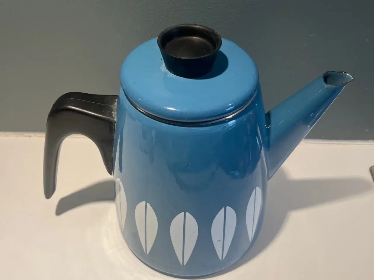 Billede 3 - Lotus Cathrineholm kaffekande emalje blå