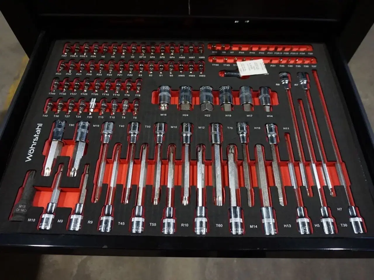 Billede 4 - Værktøjsvogn, Wohrstahl, 7 skuffer inkl. Værktøj