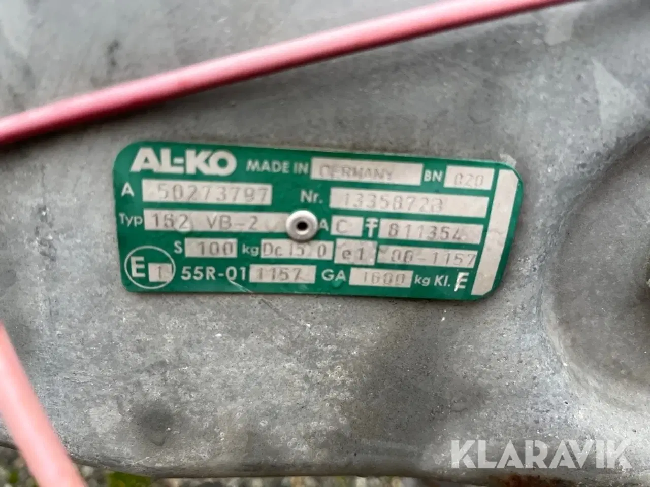 Billede 8 - Anhængere undervogn Alko