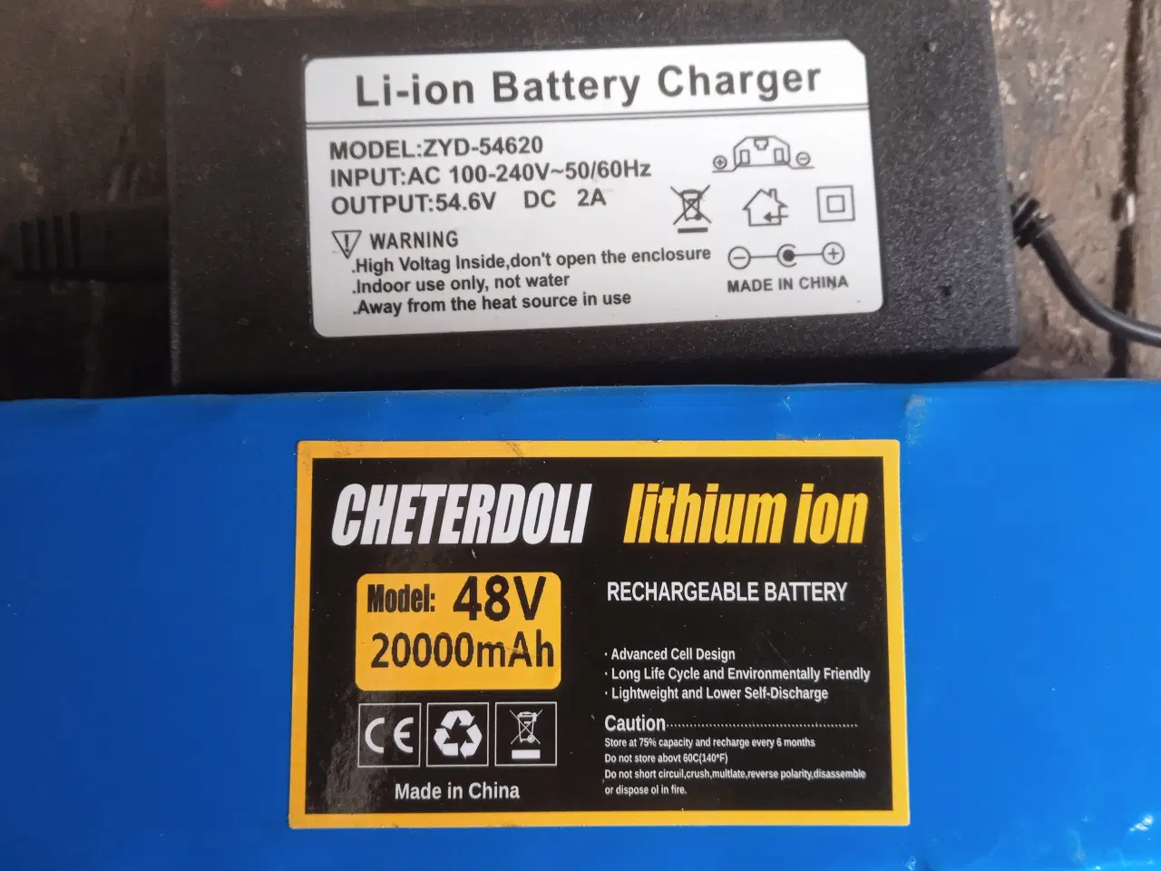 Billede 1 - LI-ion Batteri/m Lader