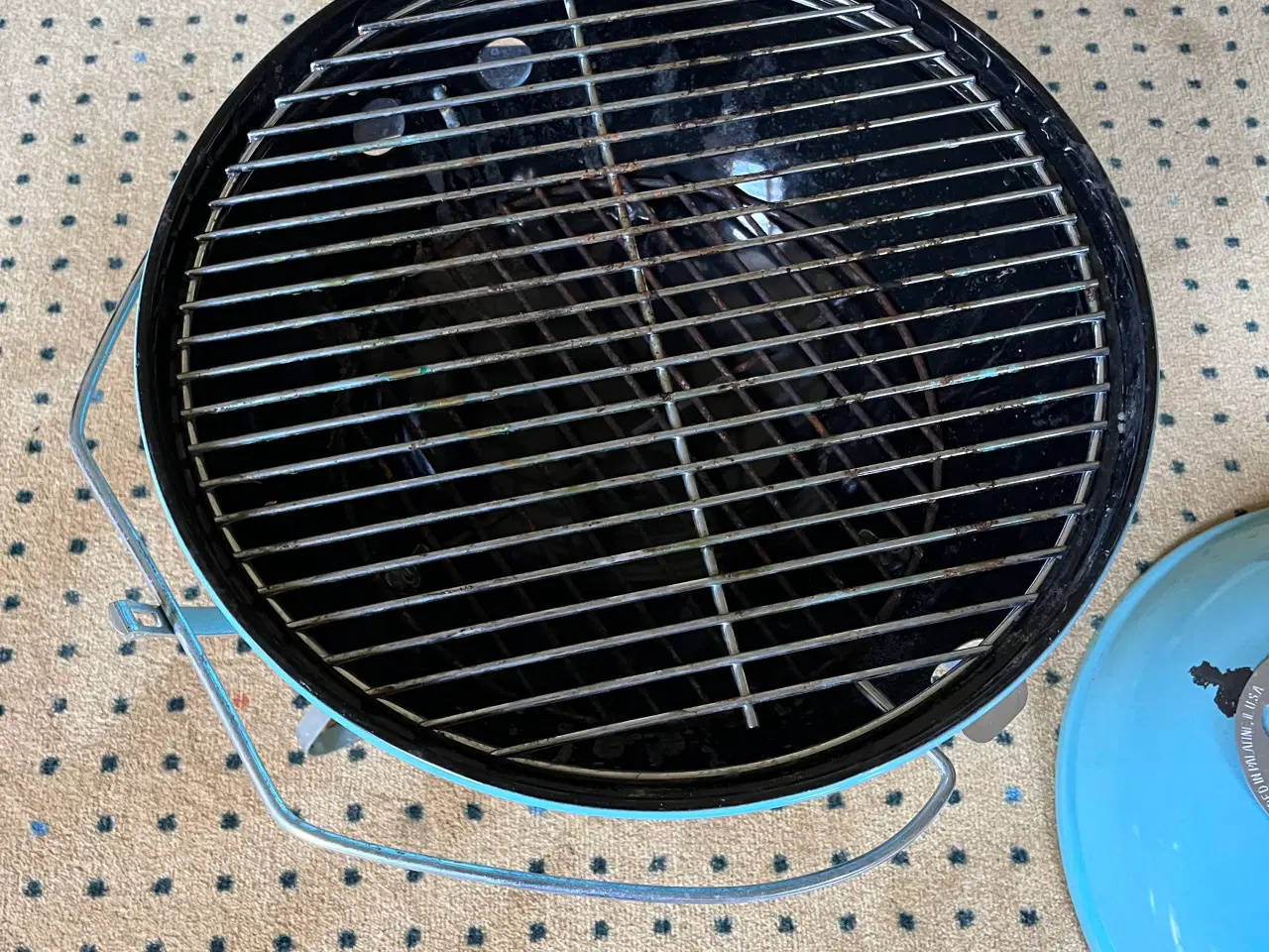 Billede 2 - Weber grill smokey Joe I lyseblå 
