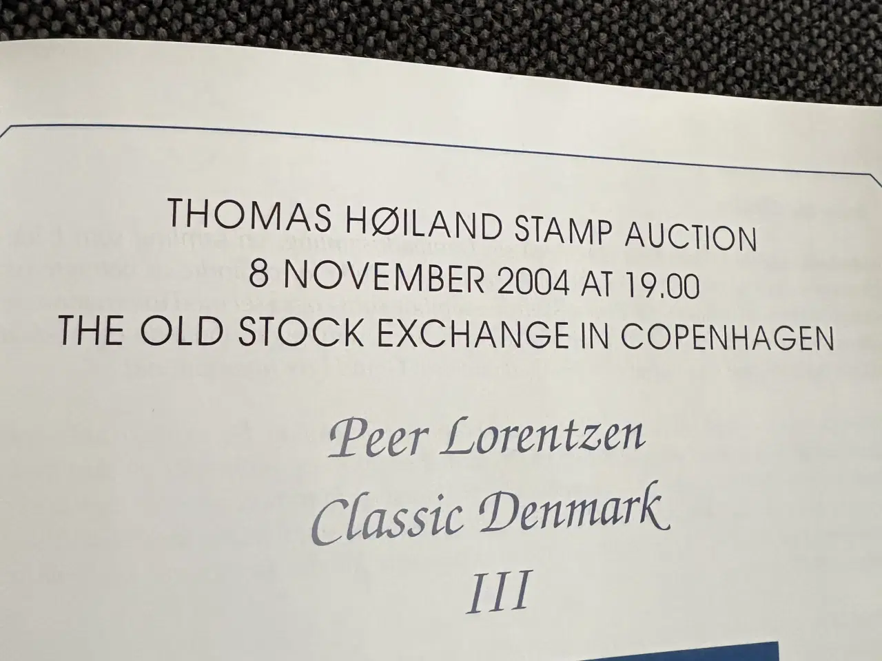 Billede 2 - Katalog fra Thomas Høiland over klassisk DK