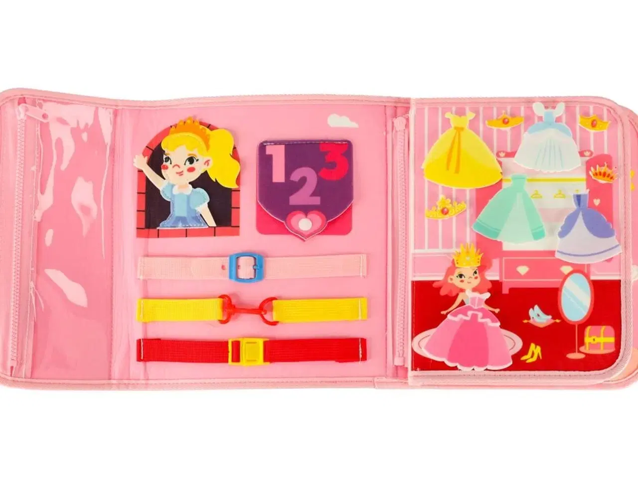 Billede 8 - Sanse- og Montessori aktivitetsmappe rygsæk – pink