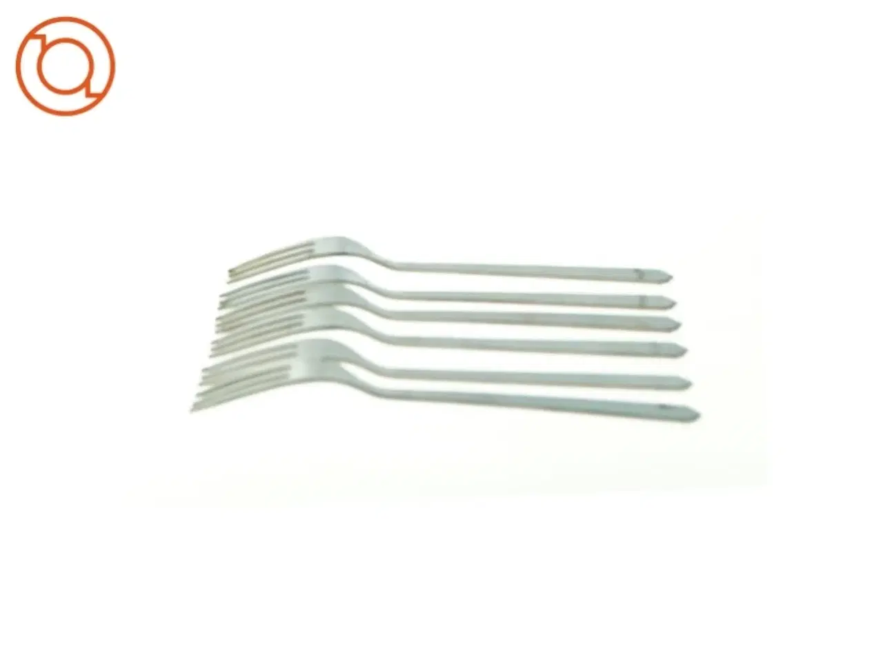 Billede 4 - Kagegafler (6 stk.) fra Ukendt (str. L: 14,5cm)