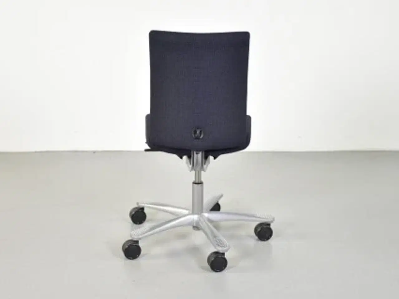 Billede 3 - Häg h04 credo 4200 kontorstol med sort/blå polster og gråt stel