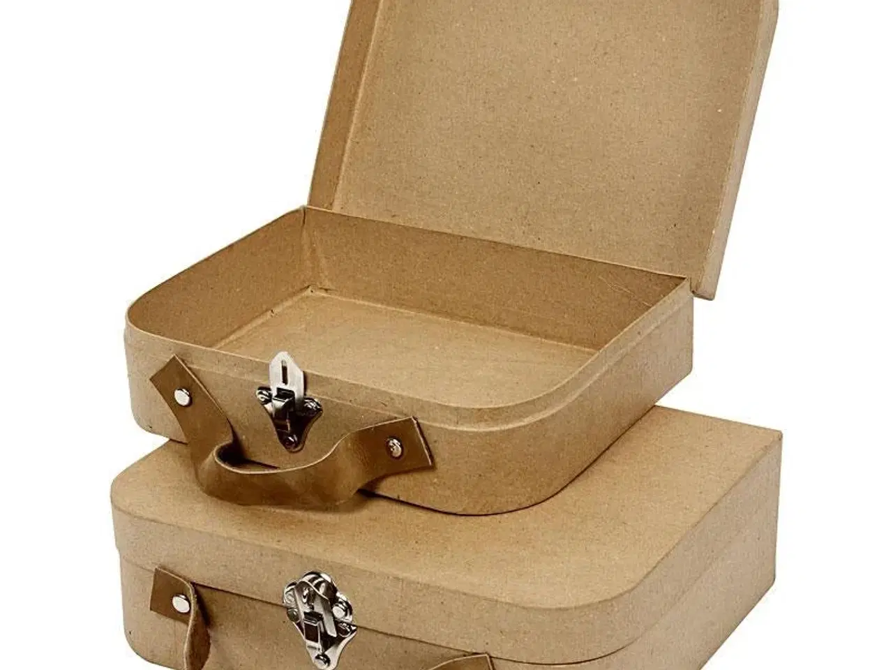 Billede 1 - Håndlavede Kufferter i Sæt - Stilfuld Opbevaring