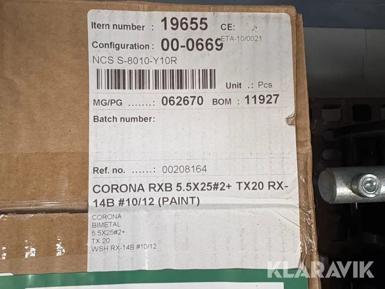 Billede 2 - Facadeskruer / overlapsskrue Corona RxB til stål 5,5x25 tx20 6000 styk