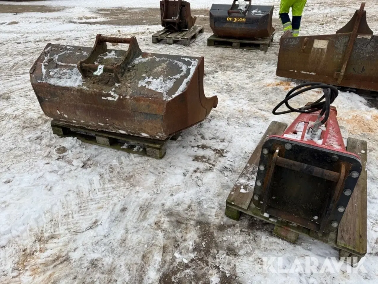 Billede 3 - Planerskovl og hammer OLS 550