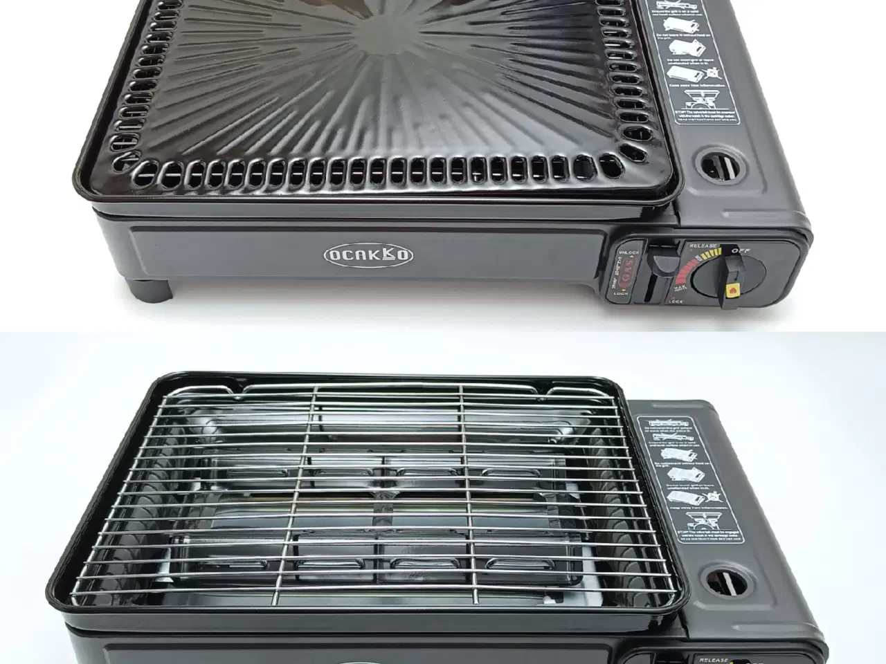 Billede 2 - NY! 2,2kW Gasgrill + 8 Dåser med gas + Regulator