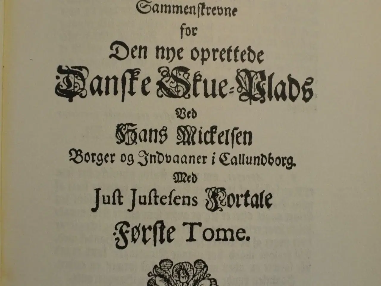 Billede 4 - comoedier 1-2. faksimile, af ludvig kolberg, genre