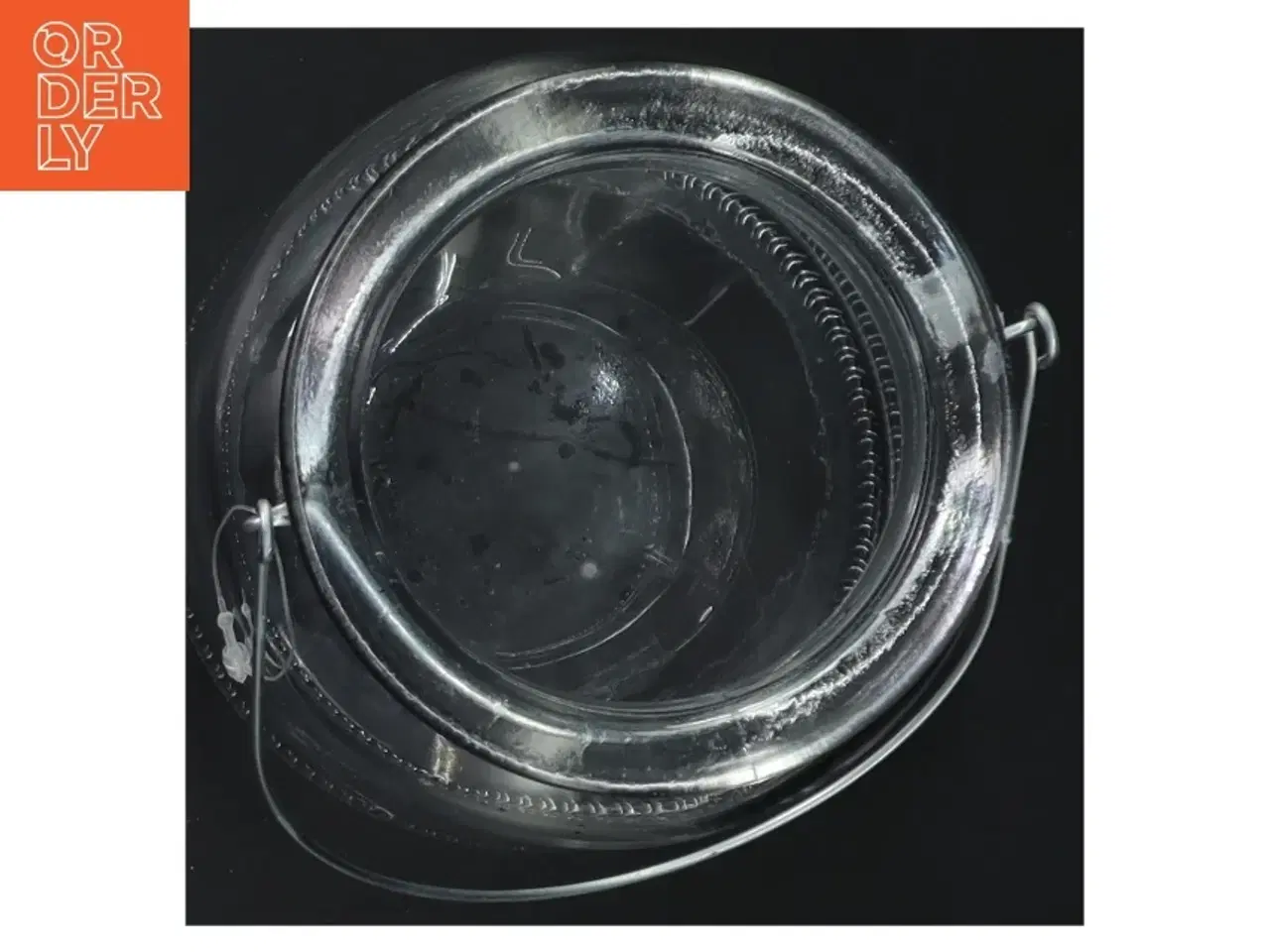 Billede 3 - Glaslysestage/lanterne med hank (str. 11 cm)