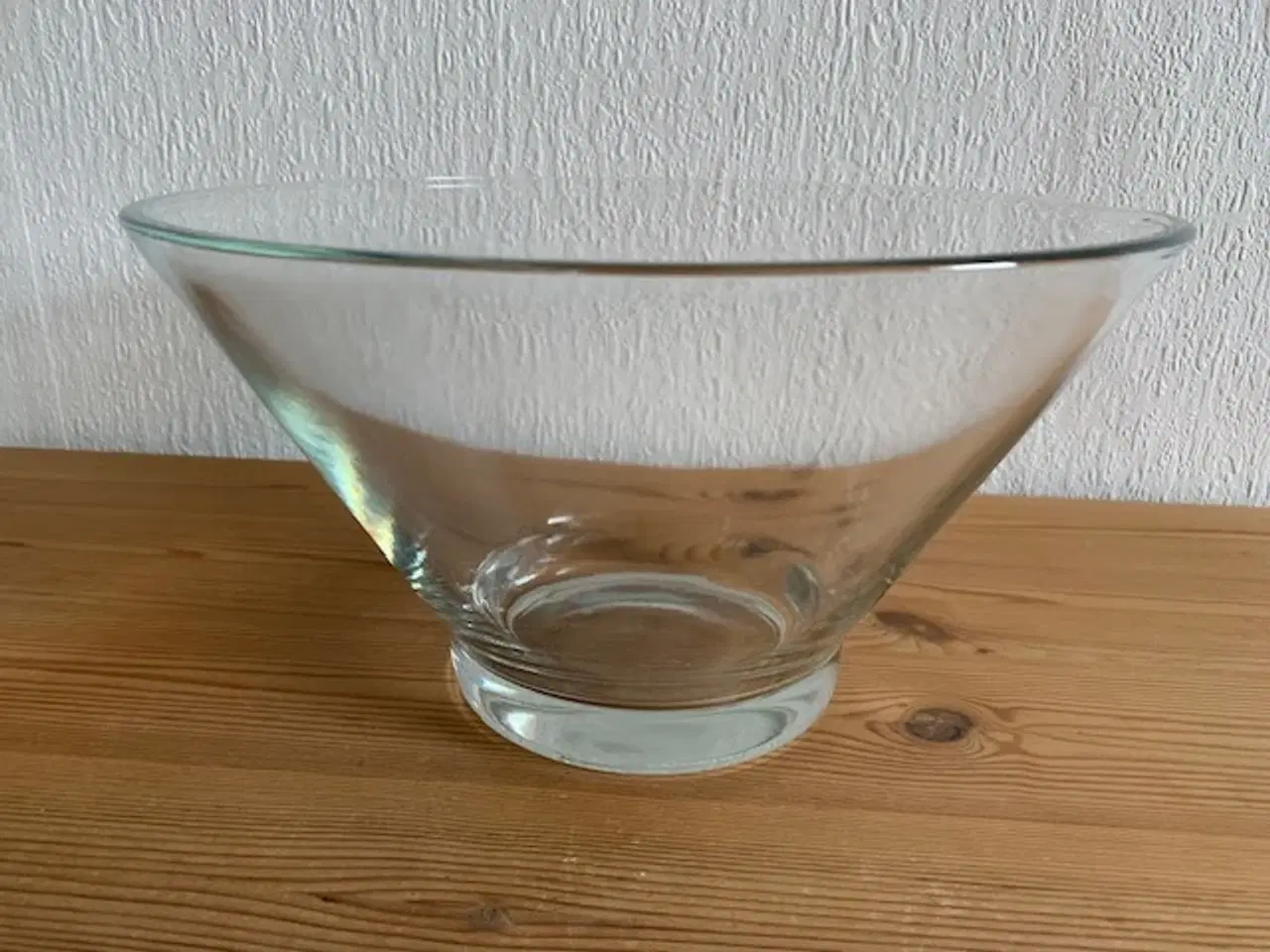 Billede 1 - Glas skål, stor, ubrugt og i fin stand