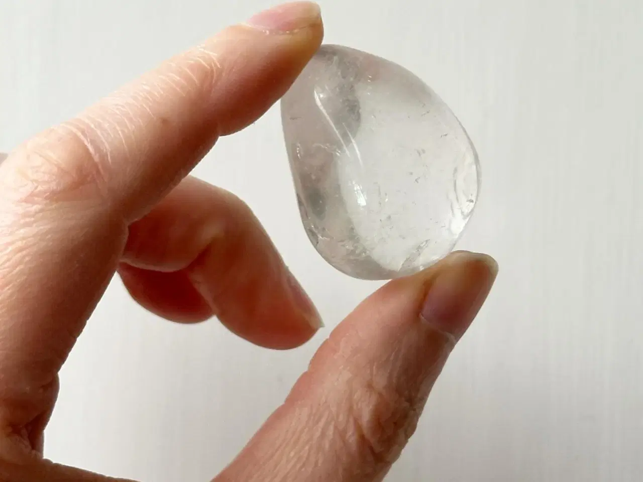 Billede 3 - Bjergkrystal, dråbeformet, 4 cm