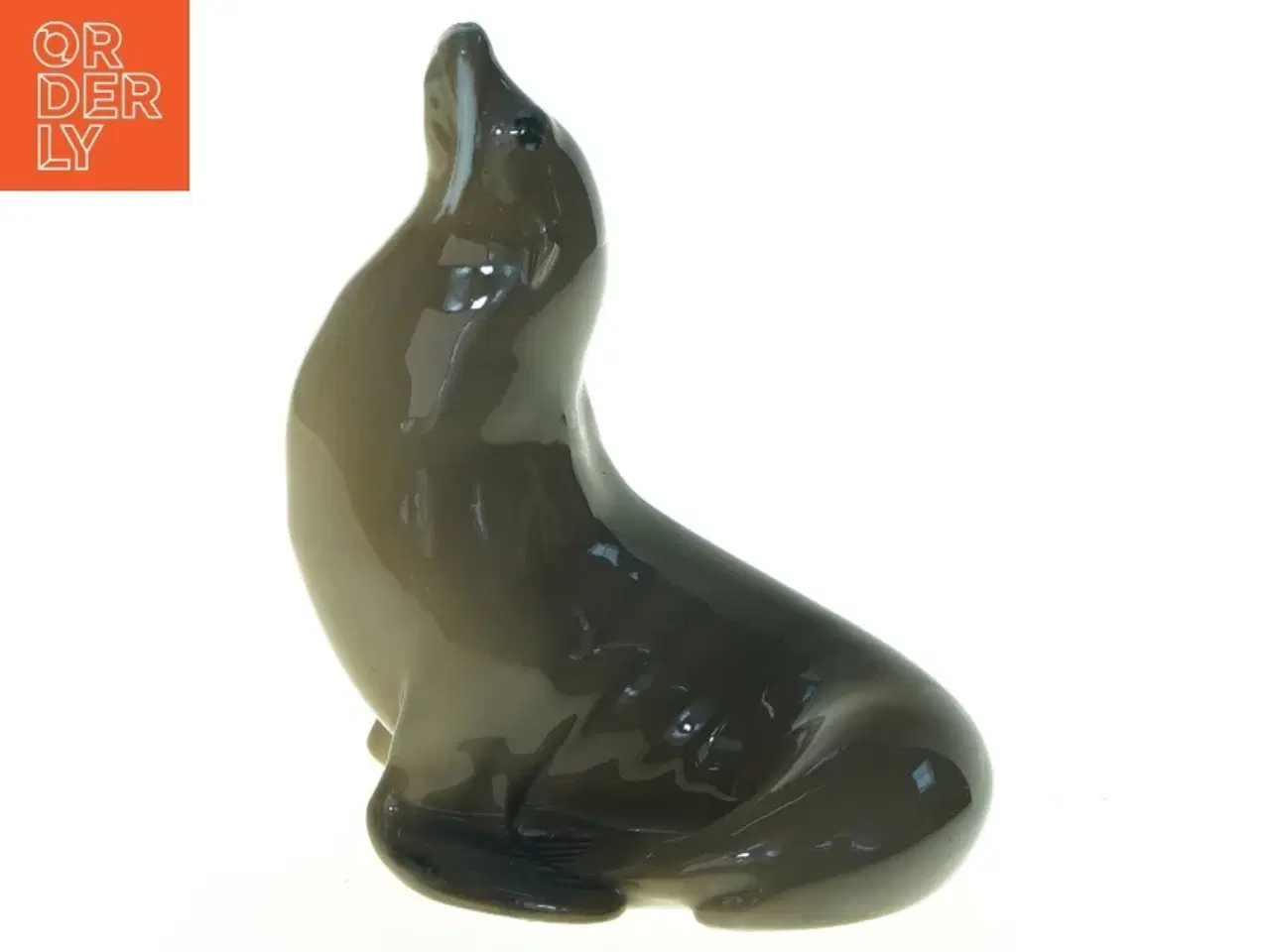 Billede 6 - Porcelæns søløve figur 1441 fra Royal Copenhagen (str. 12 x 10 cm)
