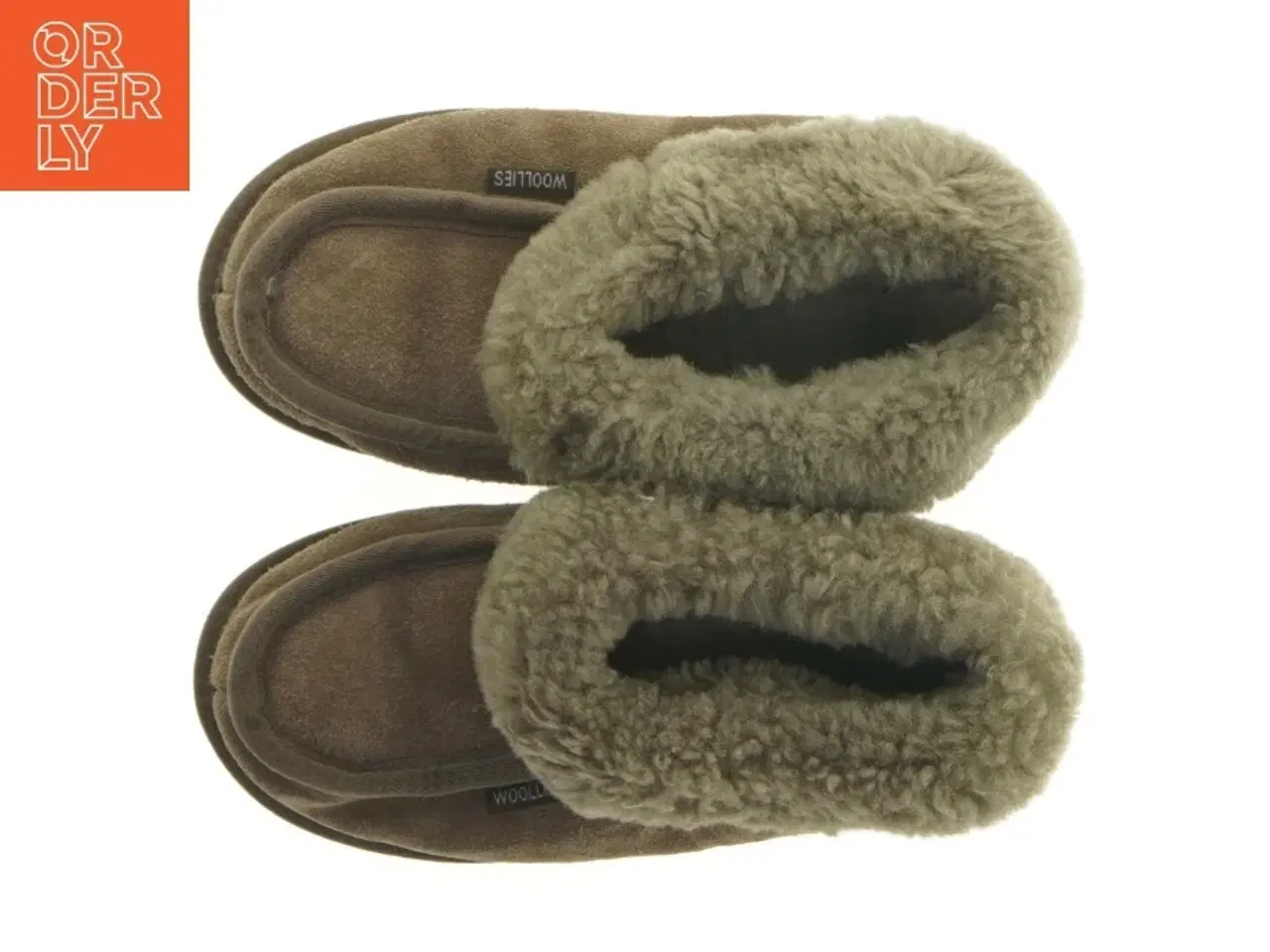 Billede 2 - Brune fåreskinds-hjemmesko (str. 34)