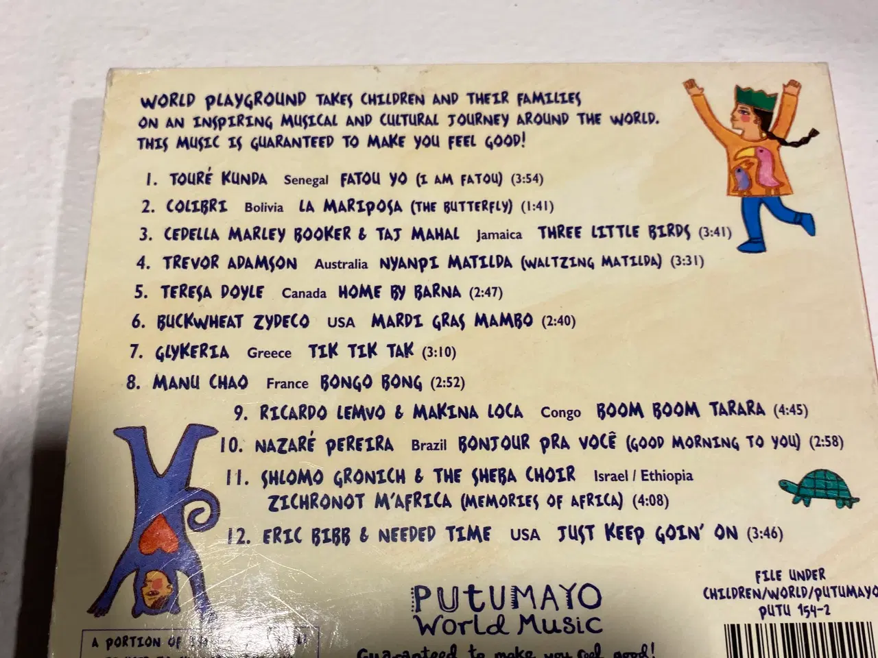 Billede 2 - CD - Putumayo World Playground Musik CD for børn