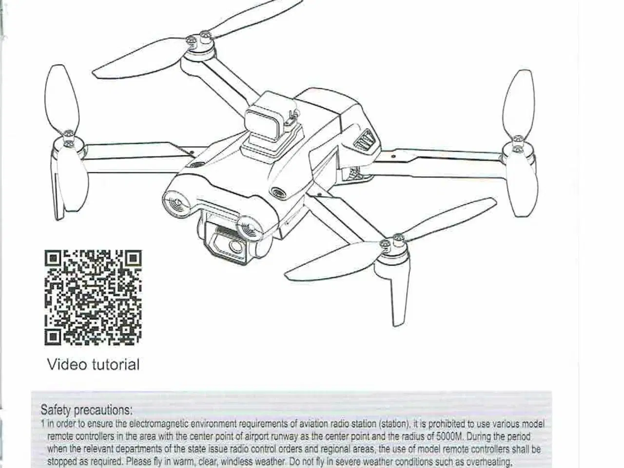 Billede 1 - JJRS X28 mini drone under 249 gram
