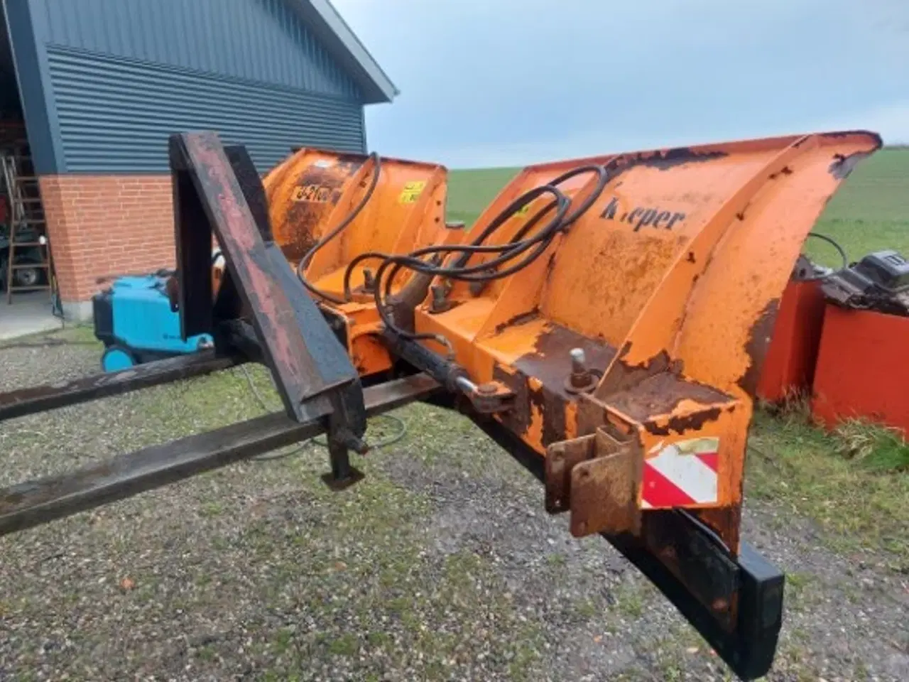 Billede 3 - Pronar  PU2100 sneplov/skrabeblad med A-ramme