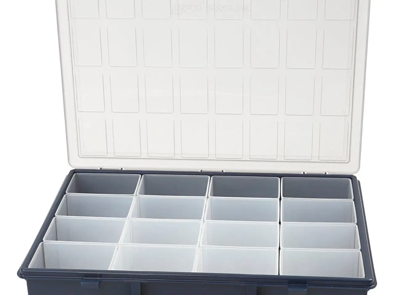 Billede 1 - Multicase, 16 løse rum, H: 8 cm, str. 33,8x26,1 cm, hulstr. 5,5x7,9x8 cm, 1 sæt