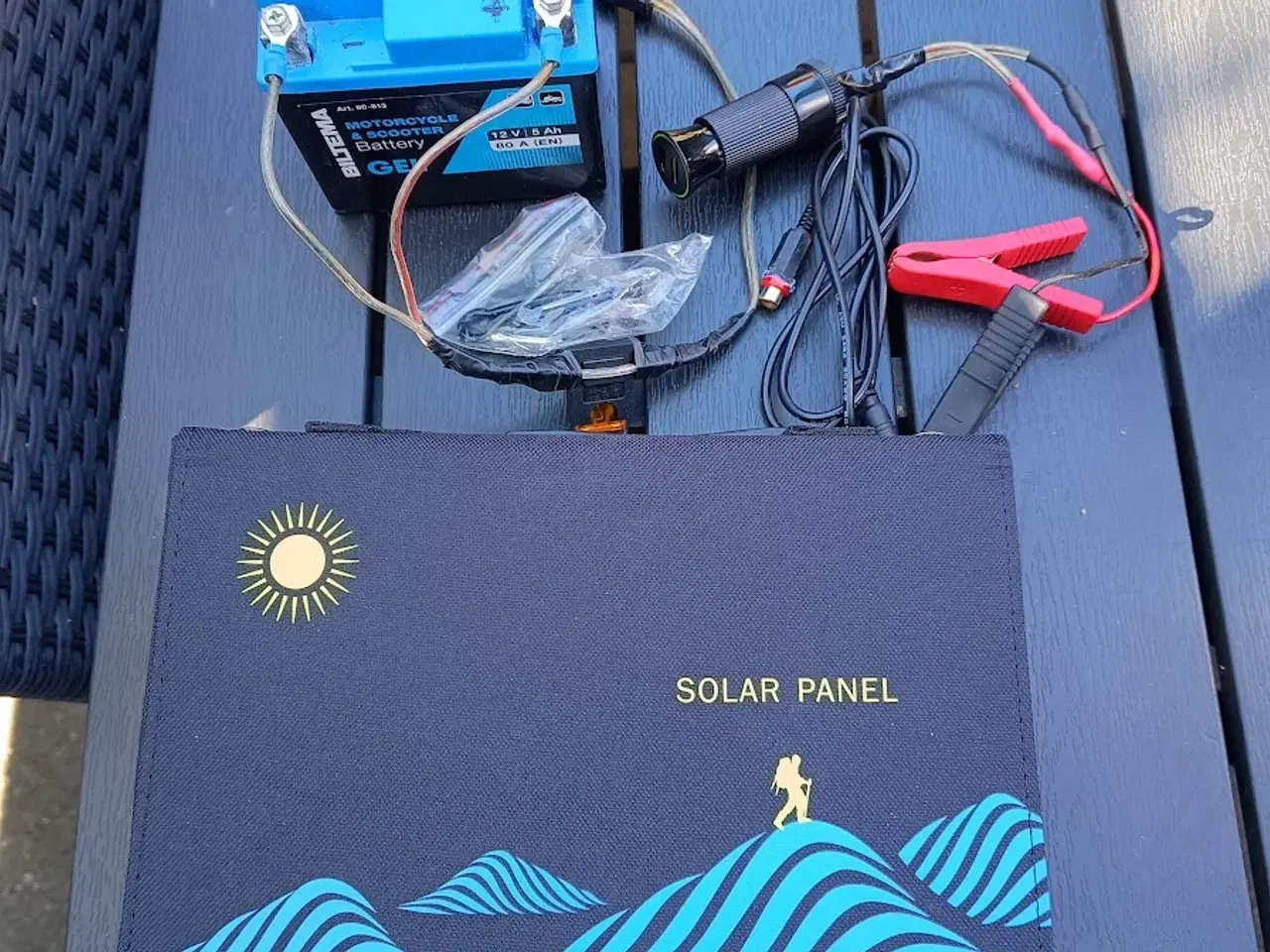 Billede 1 - Bærbart solcelle panel 40 watt