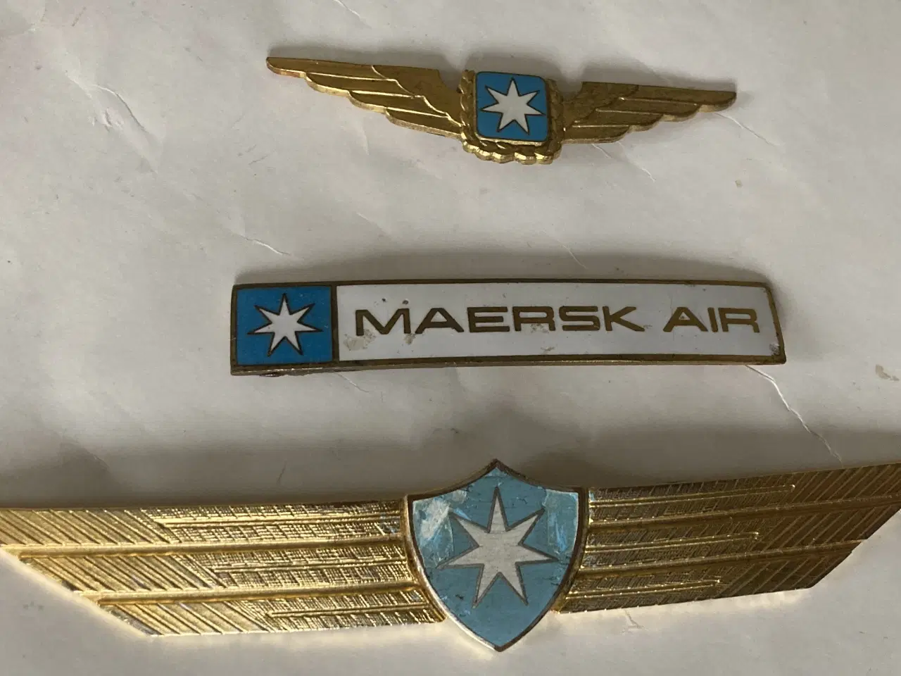 Billede 1 - 3 Emblem Flyselskab Mærsk Air
